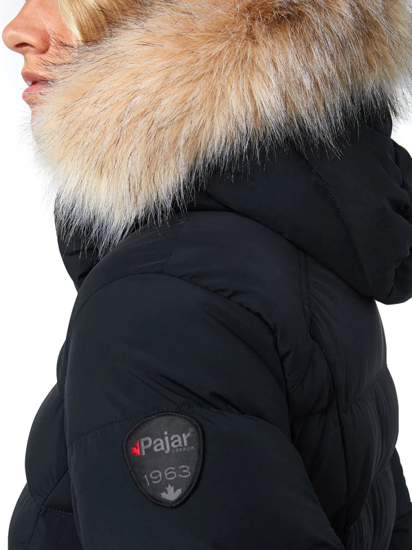 Pajar Womens Ventura Puffer Jacket - BLACK/CRYSTAL