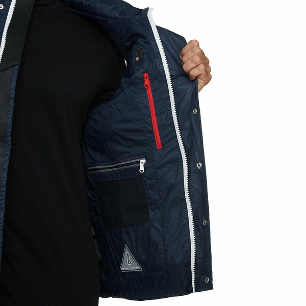 Pajar Mens Jaeger Channel Quilted Lightweight Puffer Vest - NAVY