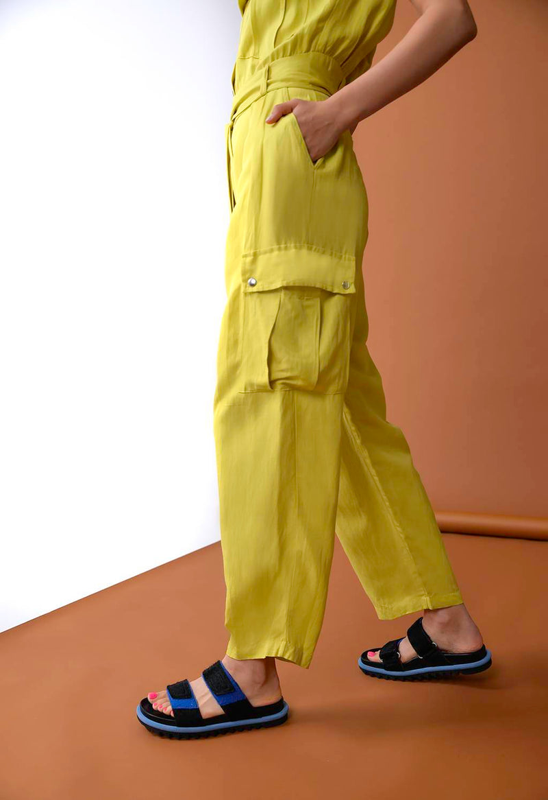 Ottod'Ame Linen and Viscose Jumpsuit - DUNA