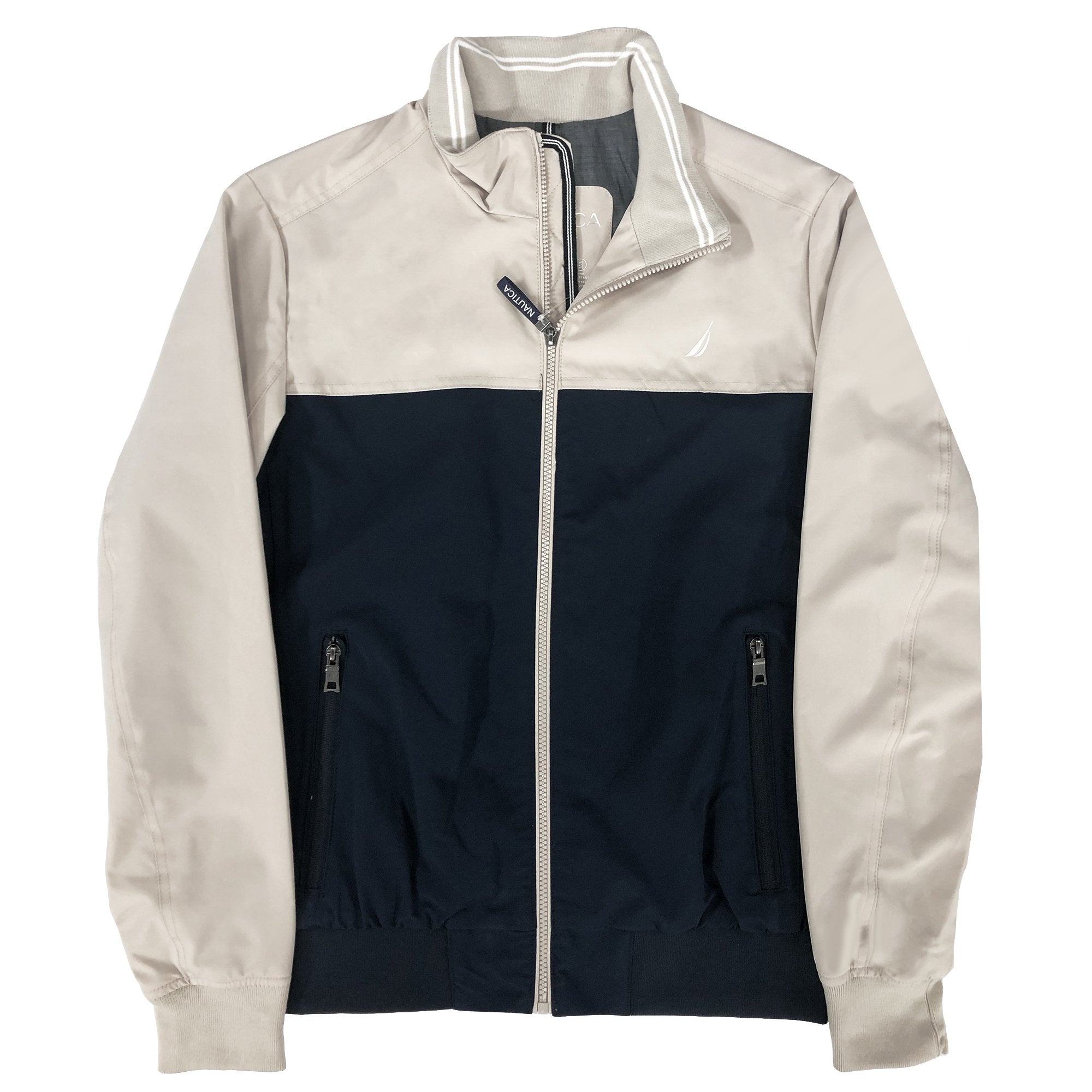 Nautica Mens Lightweight Waterproof Jacket - NAVY / STONE – Dress Kodes