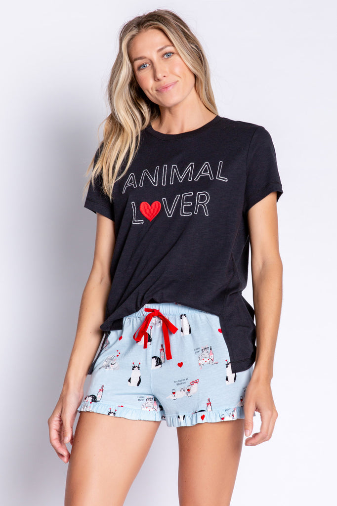 PJ Salvage Love is A Four Legged Word Feline Fine Jersey