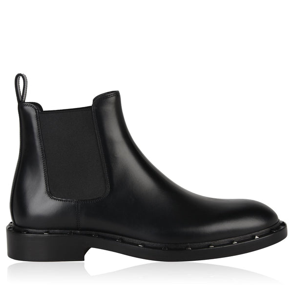 Valentino Garavani Men's Studded Chelsea Boots - BLACK