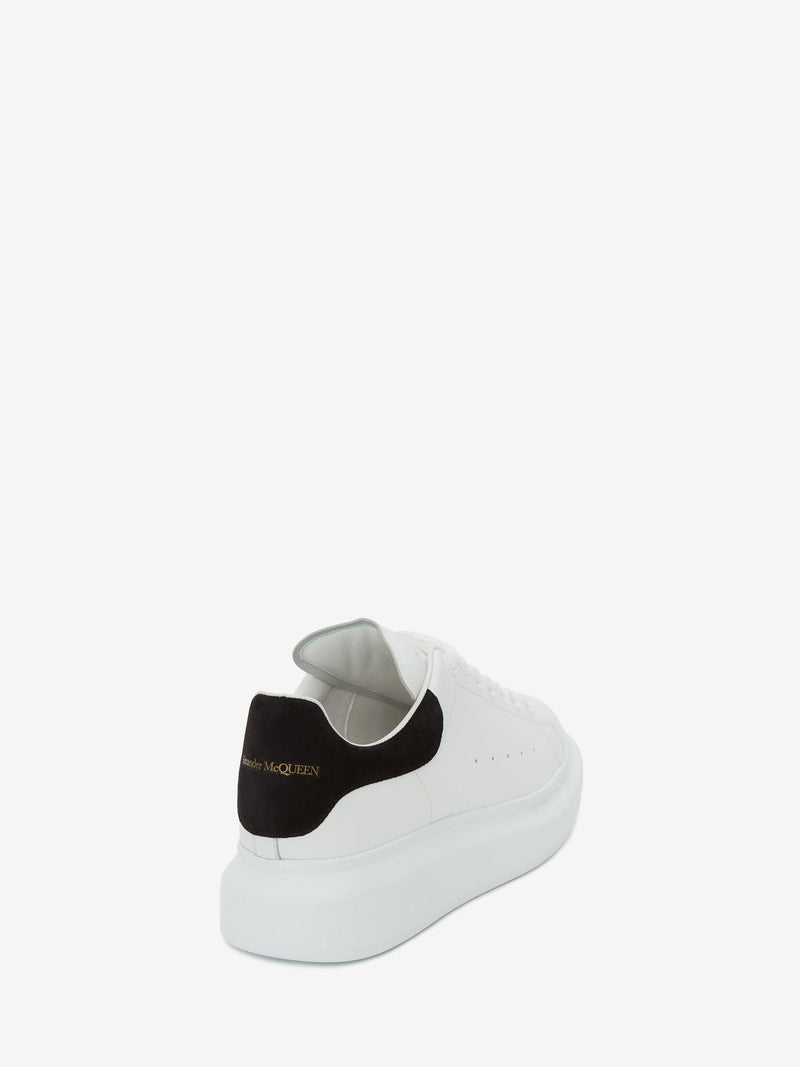 Alexander McQueen Womens Oversized Sneaker - WHITE/BLACK