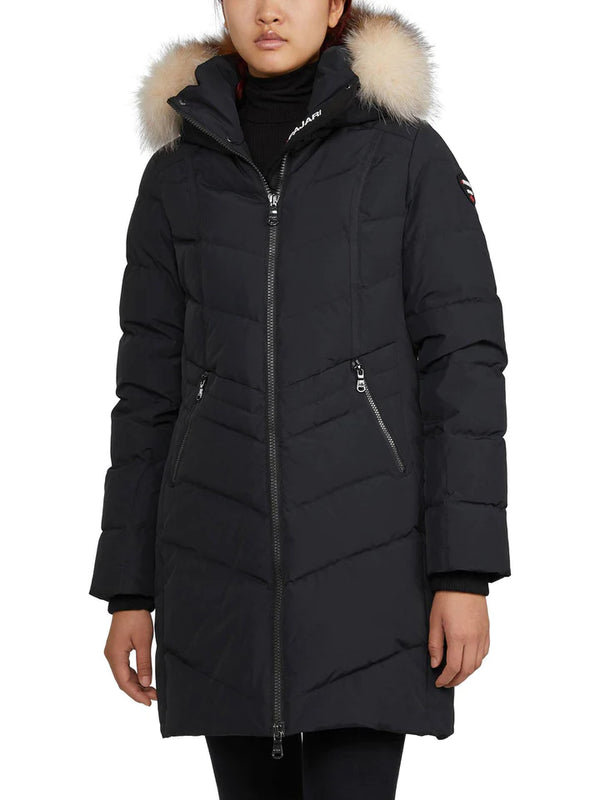 Pajar Womens January Quilted Puffer Jacket - BLACK/CRYSTAL