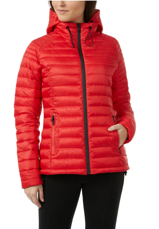 Pajar Womens Aurora Quilted LT 3M Thinsulate Jacket - CARDINAL RED