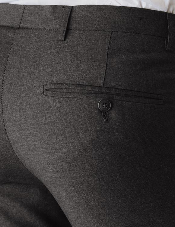 J.Lindeberg Mens Mark Dressed Wool Trousers - GREY MELANGE