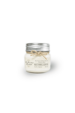 Signature BUT FIRST, COFFEE Soy Wax Candle 8 oz