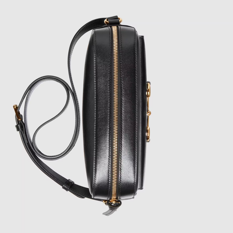 GUCCI Gucci Horsebit 1955 Small Shoulder Bag - BLACK