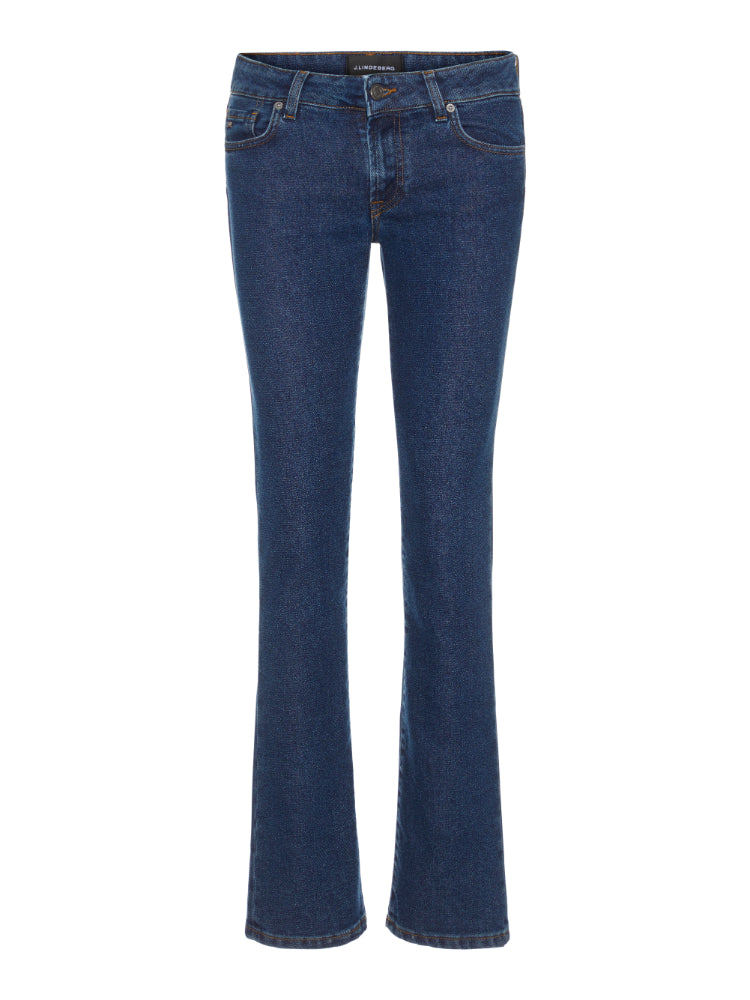 J.Lindeberg Womens Lowe Port Jeans - MID BLUE