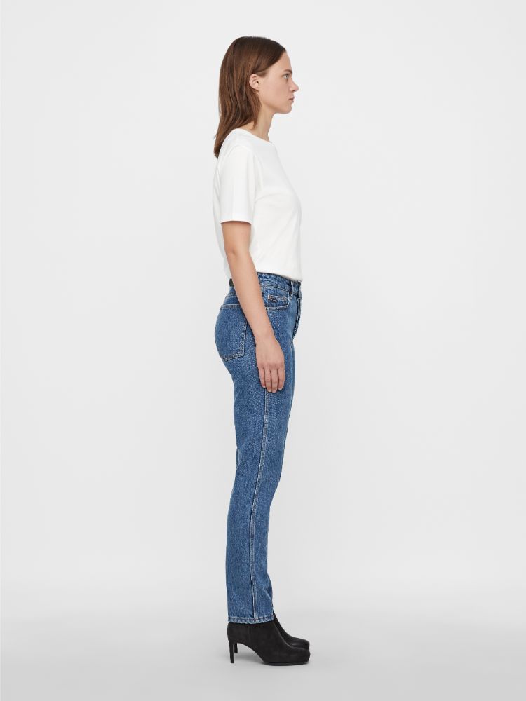 J.Lindeberg Womens Study Fuji Blue Jeans - MID BLUE