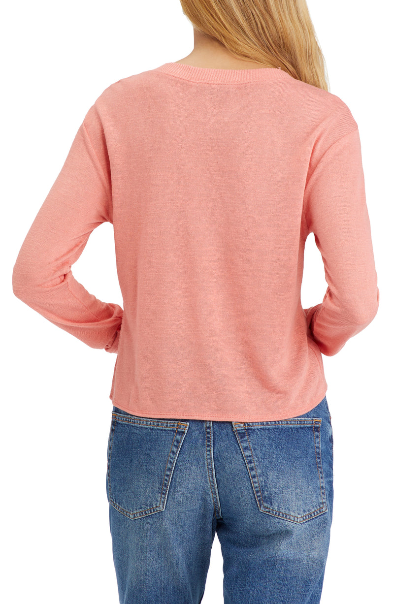 Sanctuary Women's Knotted Tee - DRIED APRICOT