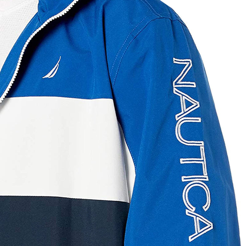 Nautica Men's Lightweight Water and Wind Resistant Jacket - NAVY/MARINE