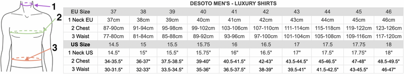 Desoto Men's Luxury Print Long Sleeve - BLACK/WHITE SQUARES