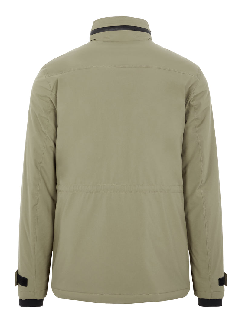 J.Lindeberg Mens Tracer Tech Jacket - ARMY GREEN