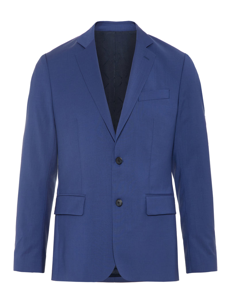 J.Lindeberg Mens Hopper Soft Comfort Wool Blazer - YALE BLUE