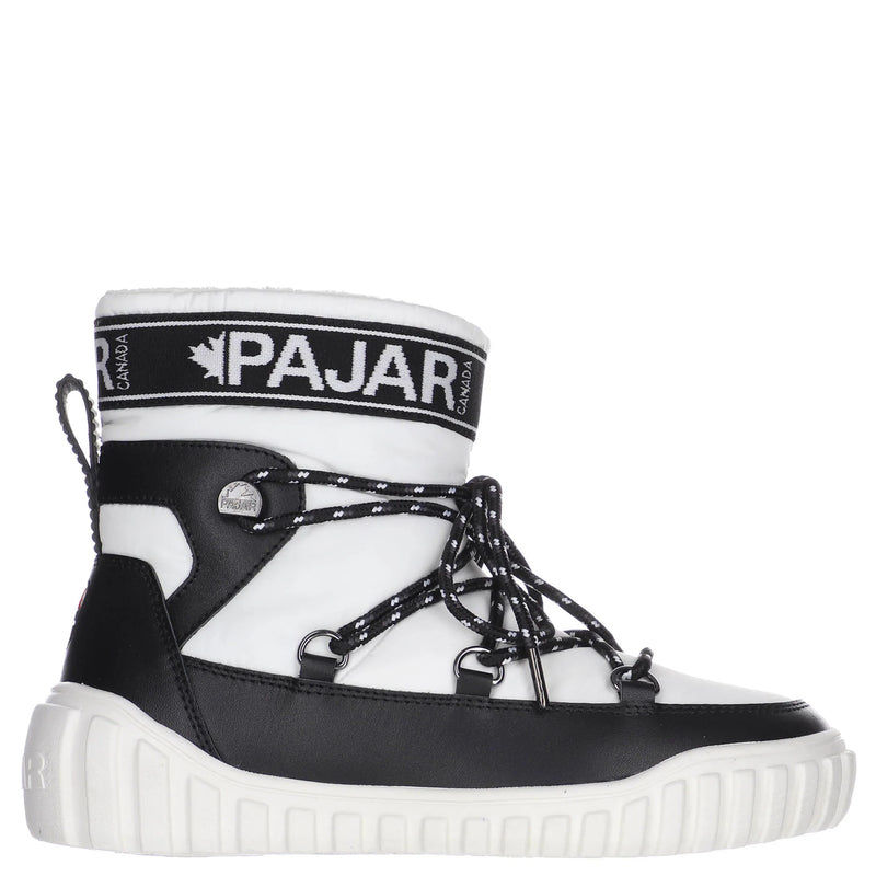 Pajar Women's Mavora 2.0 Winter Sneaker Boot - BLACK/WHITE