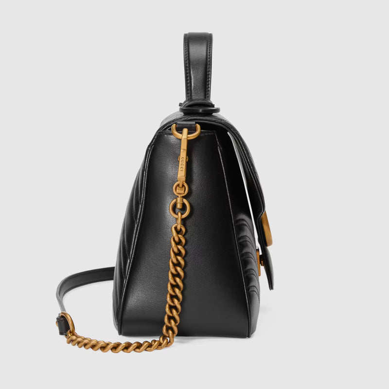 GUCCI GG Marmont Small Shoulder Bag - BLACK – Dress Kodes