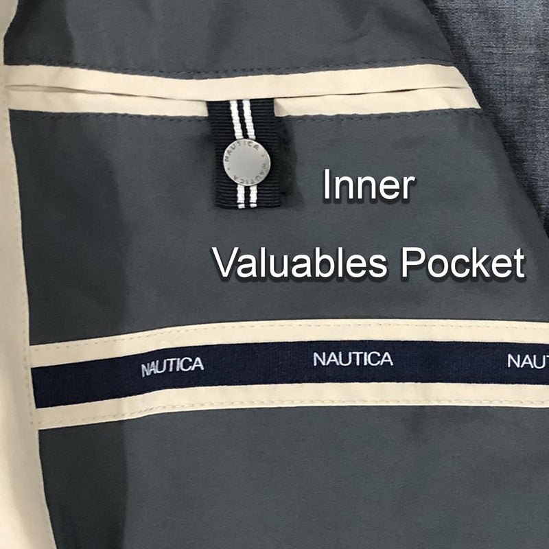 Nautica Mens Lightweight Waterproof Jacket - NAVY / STONE – Dress Kodes
