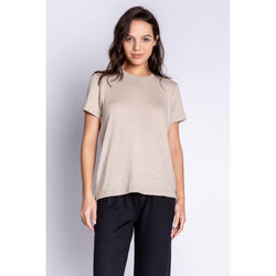 PJ Salvage Women's Reloved Lounge T-Shirt - STONE