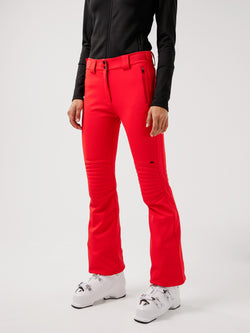J.Lindeberg Womens Stanford Ski Pants - RACING RED