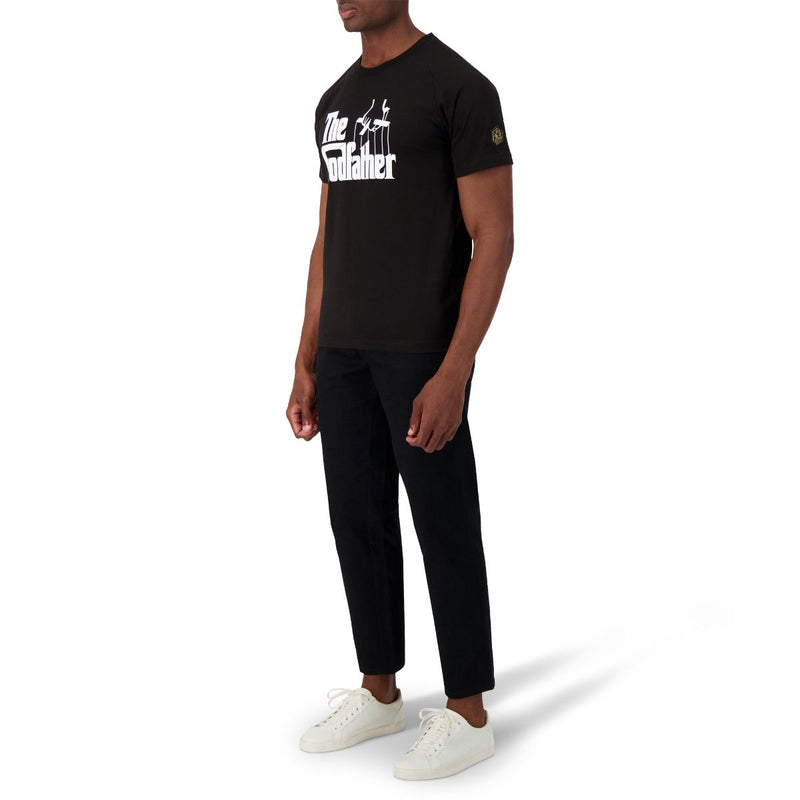 The Godfather Unisex T-Shirt Raglan Sleeve - BLACK/WHITE