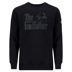 The Godfather Unisex Sweatshirt Raglan Sleeve - BLACK/BLACK