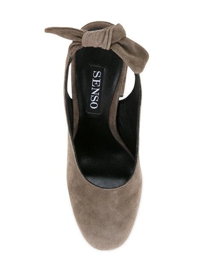 Senso Women's Xeno Back Block Heel Shoe - CLAY