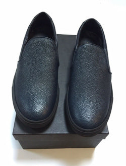 J.Lindeberg Mens Slip-on Combo Leather Sneakers - MIDNIGHT