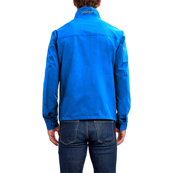Nautica Men's Lightweight Water and Wind Resistant Jacket - SPINNER BLUE