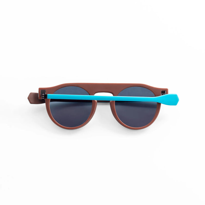 Face-Off REVERSO Sunglasses - BROWN/LIGHT BLUE