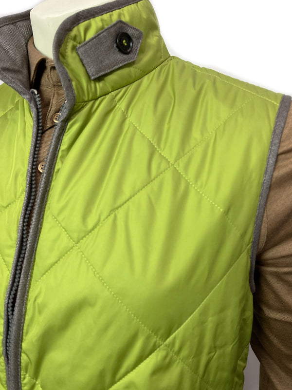 Waterville Men's Fit Quilted Vest - LIME